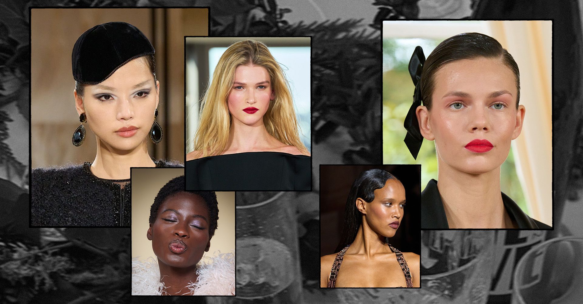 From Wine-Stained Lips to Tinsel Touches—10 Holiday Beauty Trends Fashion People Have Been Bookmarking for Months