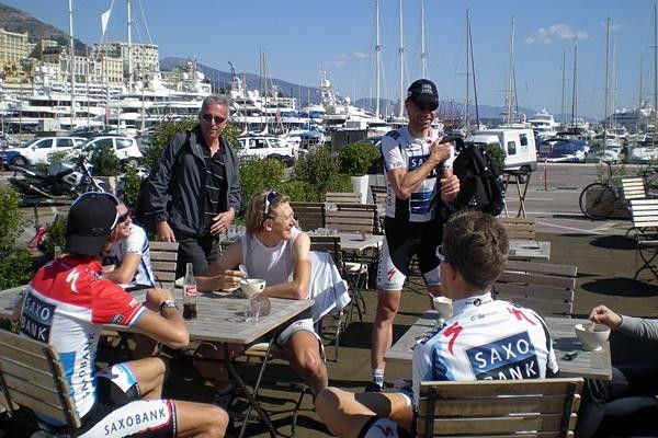 Fr&auml;nk Schleck, Matt Goss, Gustav Larsson,