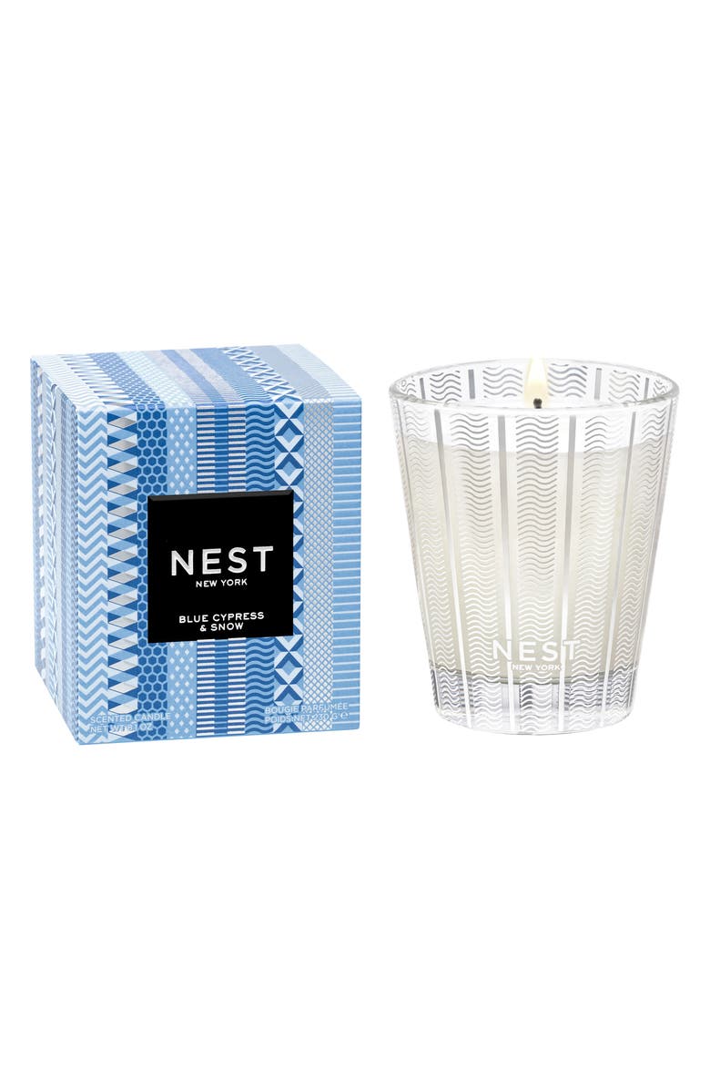 Blue Cypress &amp;amp; Snow Classic Candle