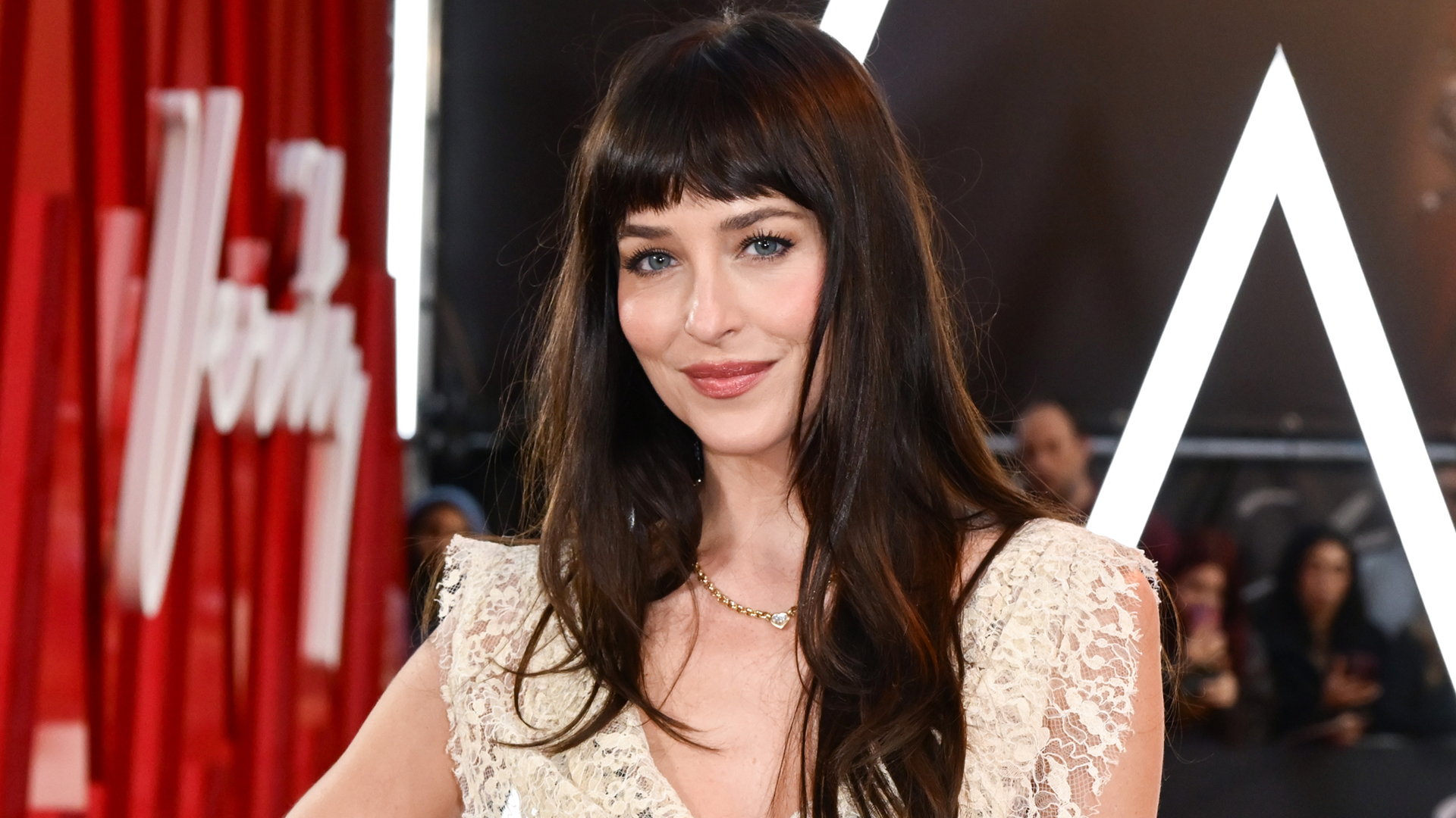 Dakota Johnson Returns to Her Favorite Naked Dress Formula at the 'Verity' London Premiere