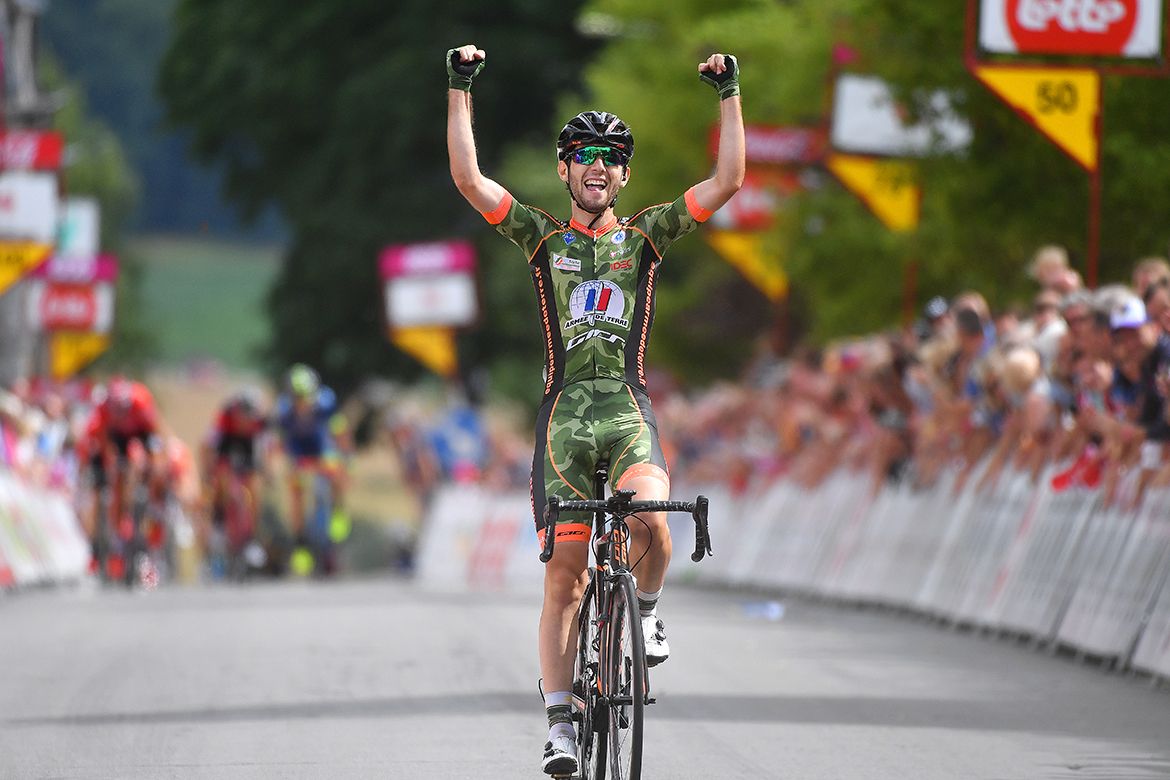 Benjamin Thomas wins stage 1 of the Tour de Wallonie.