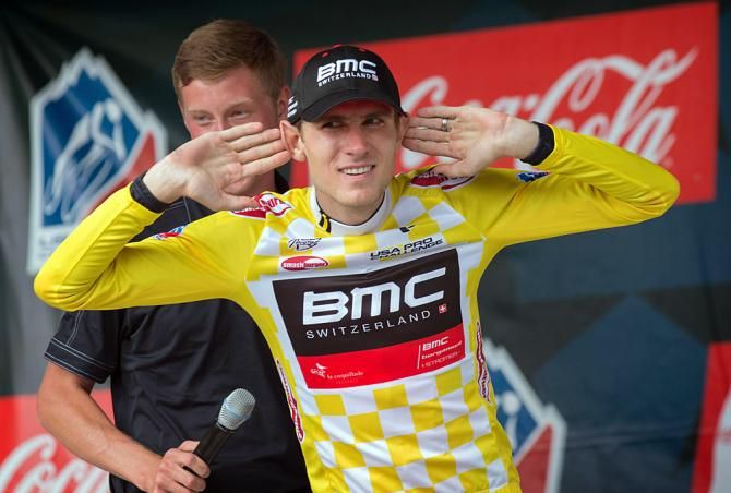 Tejay van Garderen (BMC) enjoying his podium time