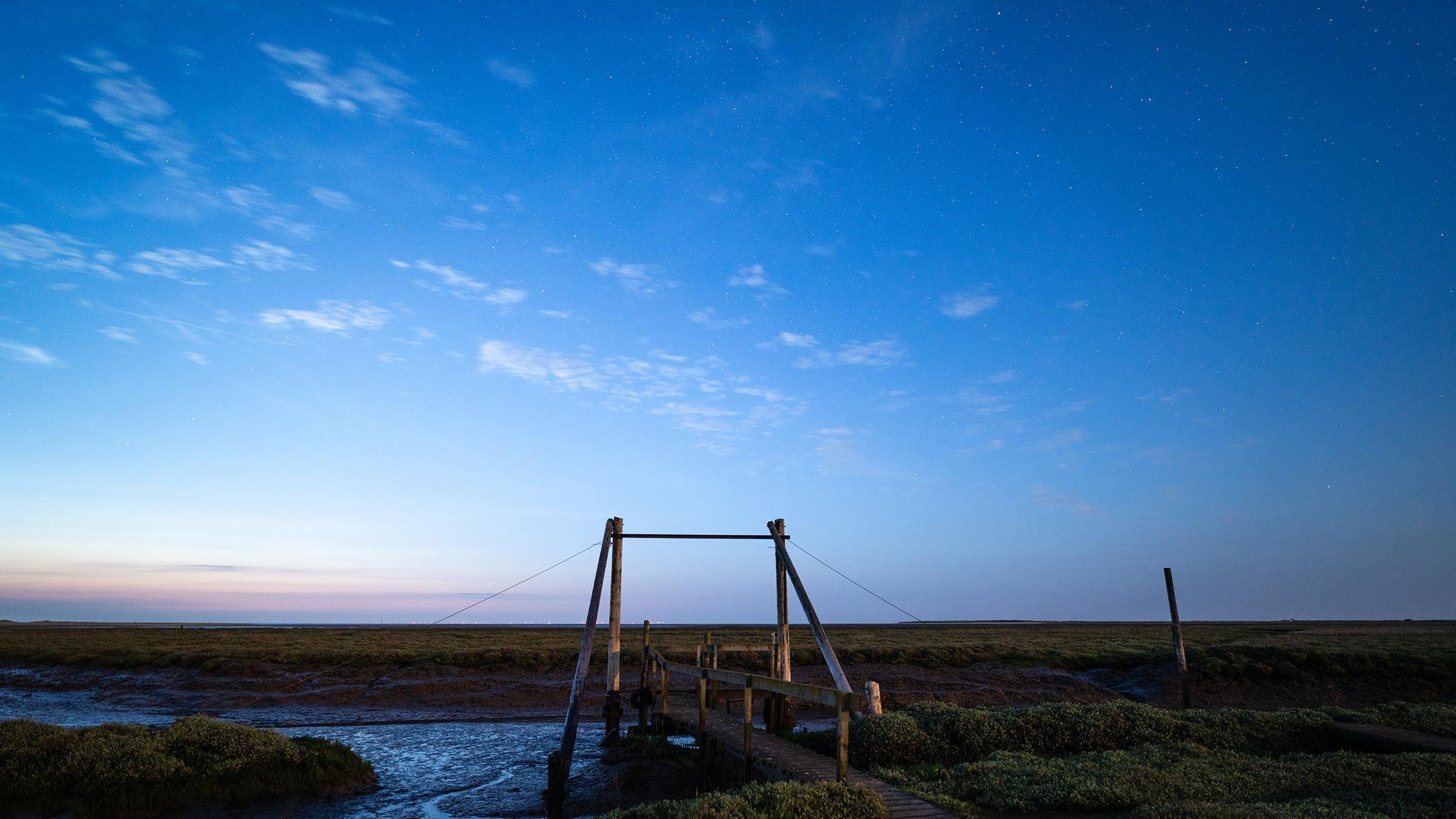 Photo of a moonlit coastal scene taken with a Viltrox AF 16mm f/1.8 FE lens