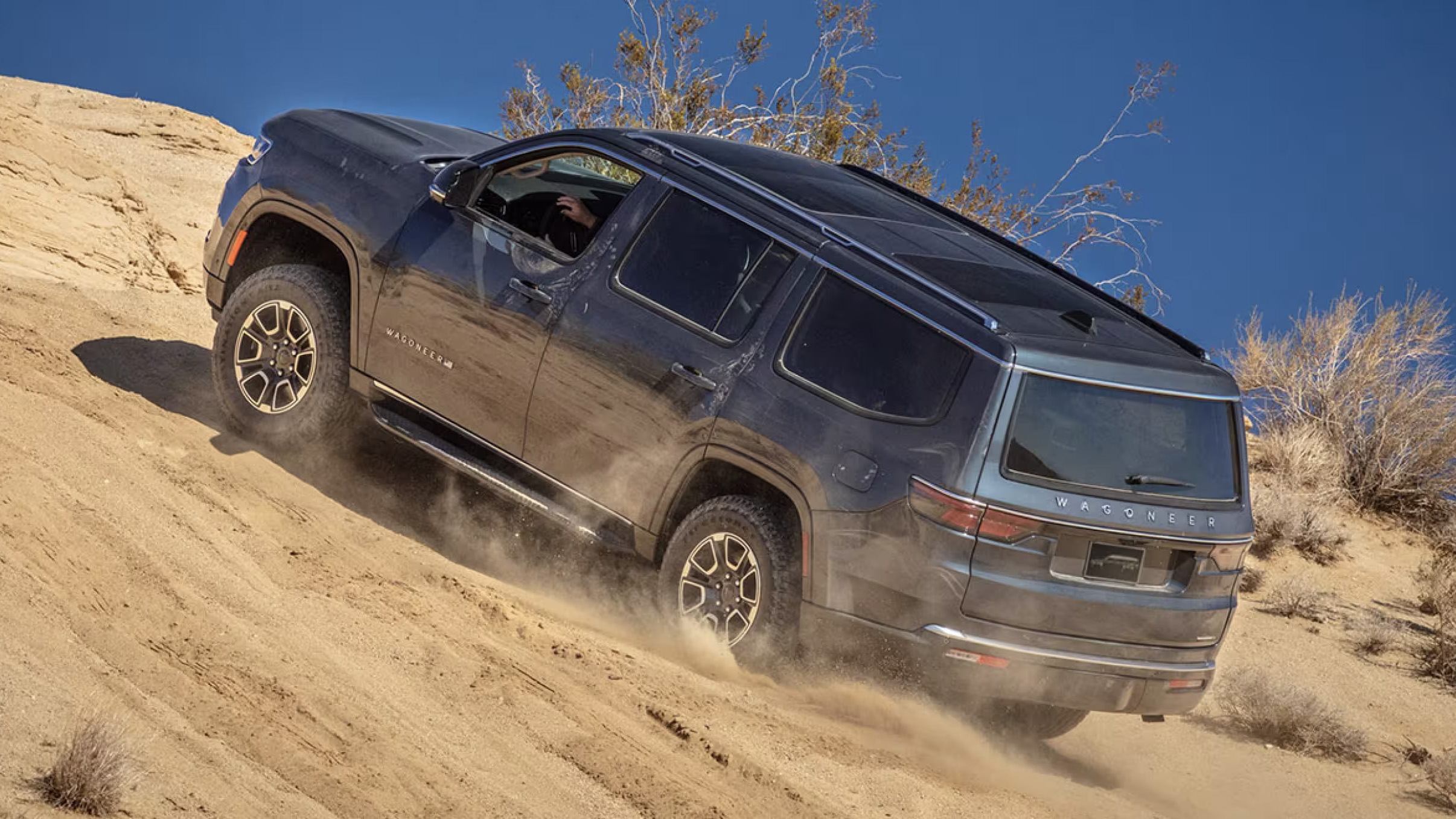 Photo of a 2024 Jeep Wagoneer off roading