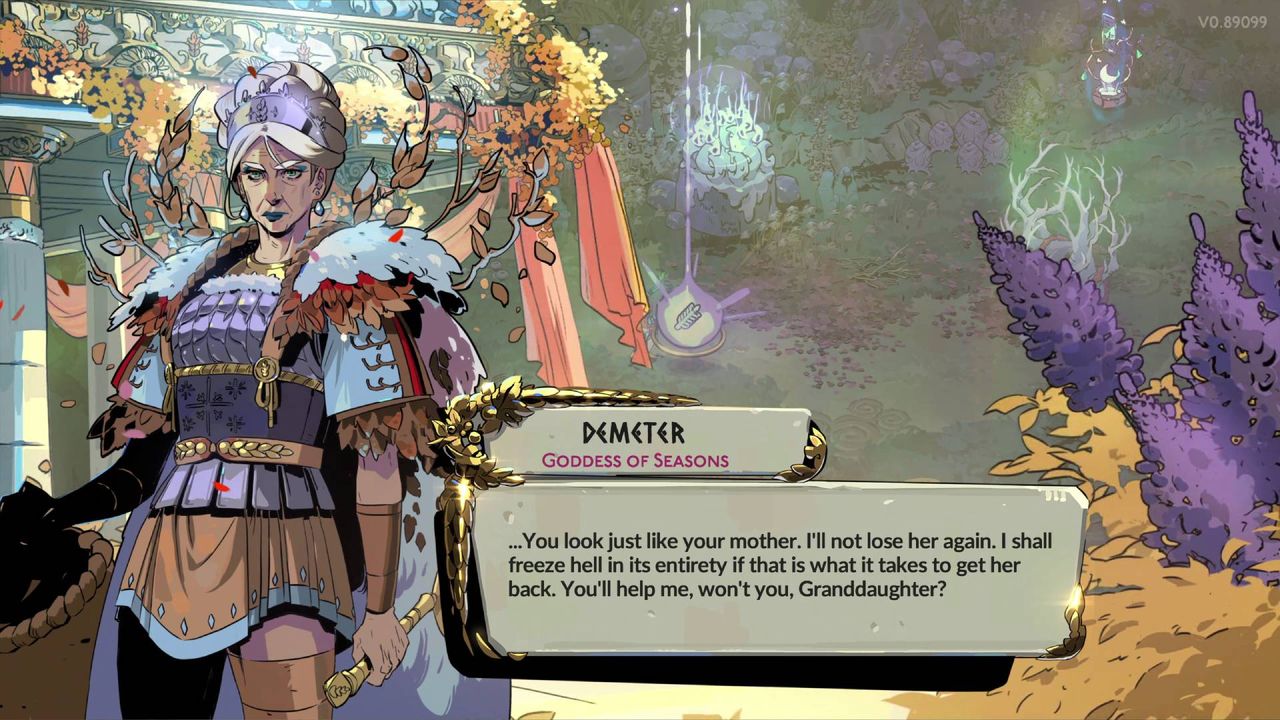 Hades 2 characters goddess Demeter