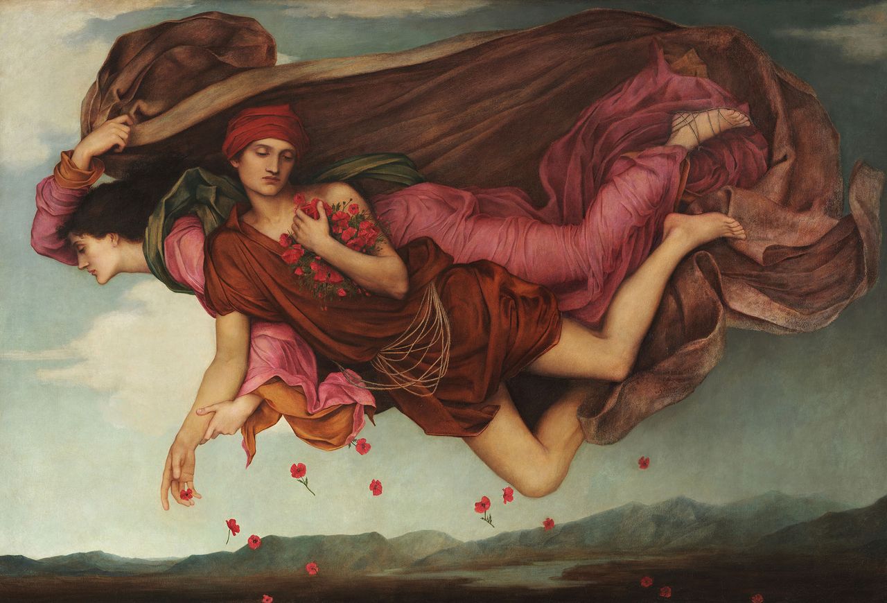 Night and Sleep by Evelyn De Morgan.