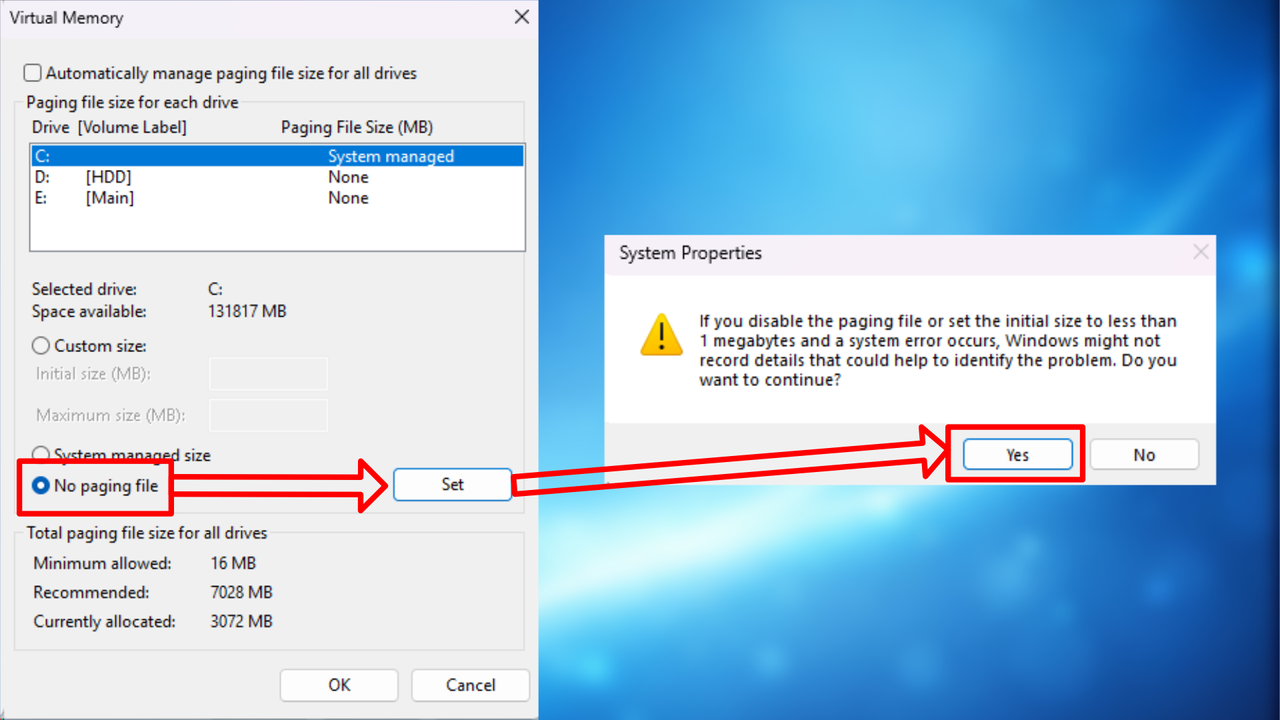 Windows 11 settings