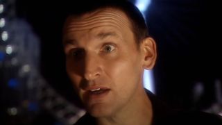 Christopher Eccleston as the 9th Doctor.