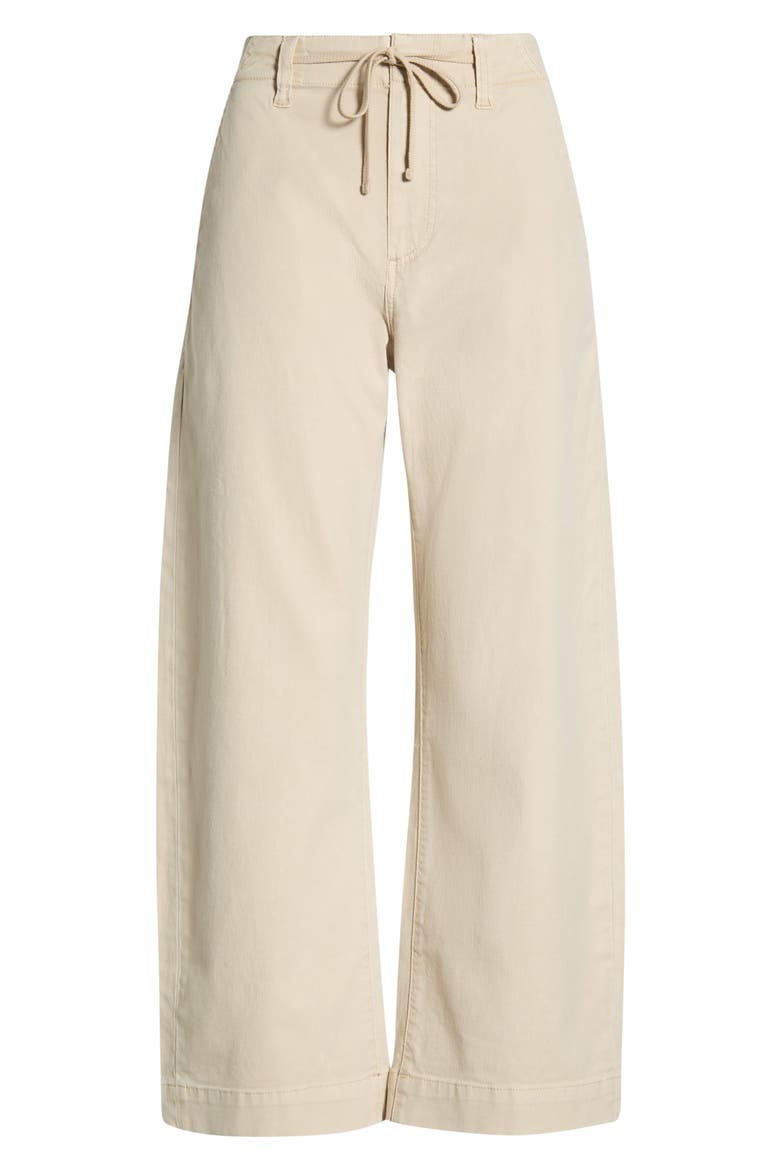 Arellia Drawstring High Waist Ankle Barrel Pants