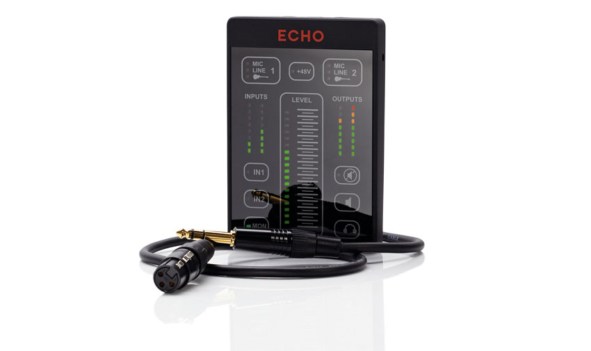 The Echo 2 is a USB interface that shuns conventional controls for a touch based design