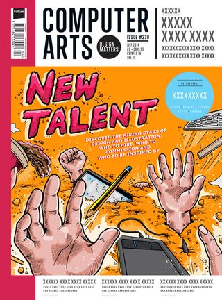 Cover design for CA's New Talent issue by Mat Roff