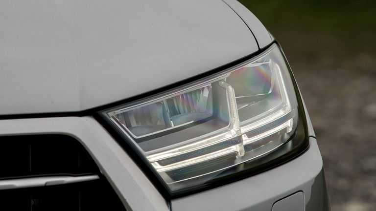 6. Audi's Matrix LED lights blind the competition