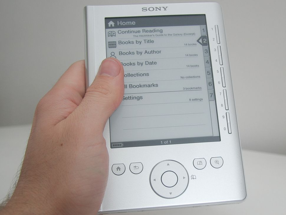 Sony reader как пользоваться