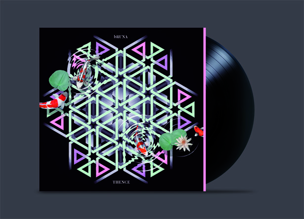 Vasava designed the artwork for electronic music artist bRUNA's 'Thence' album