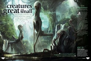 Master creature desingn with the new issue of ImagineFX