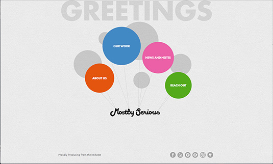 Colour trends web design 2013: Mostlyserious