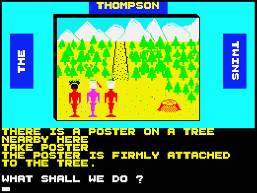 Thompson Twins Adventure Game