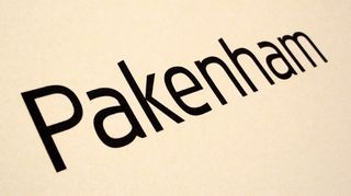 Free font: Pakenham Regular