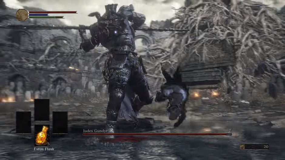 Watch someone punch Dark Souls 3's first boss to death |