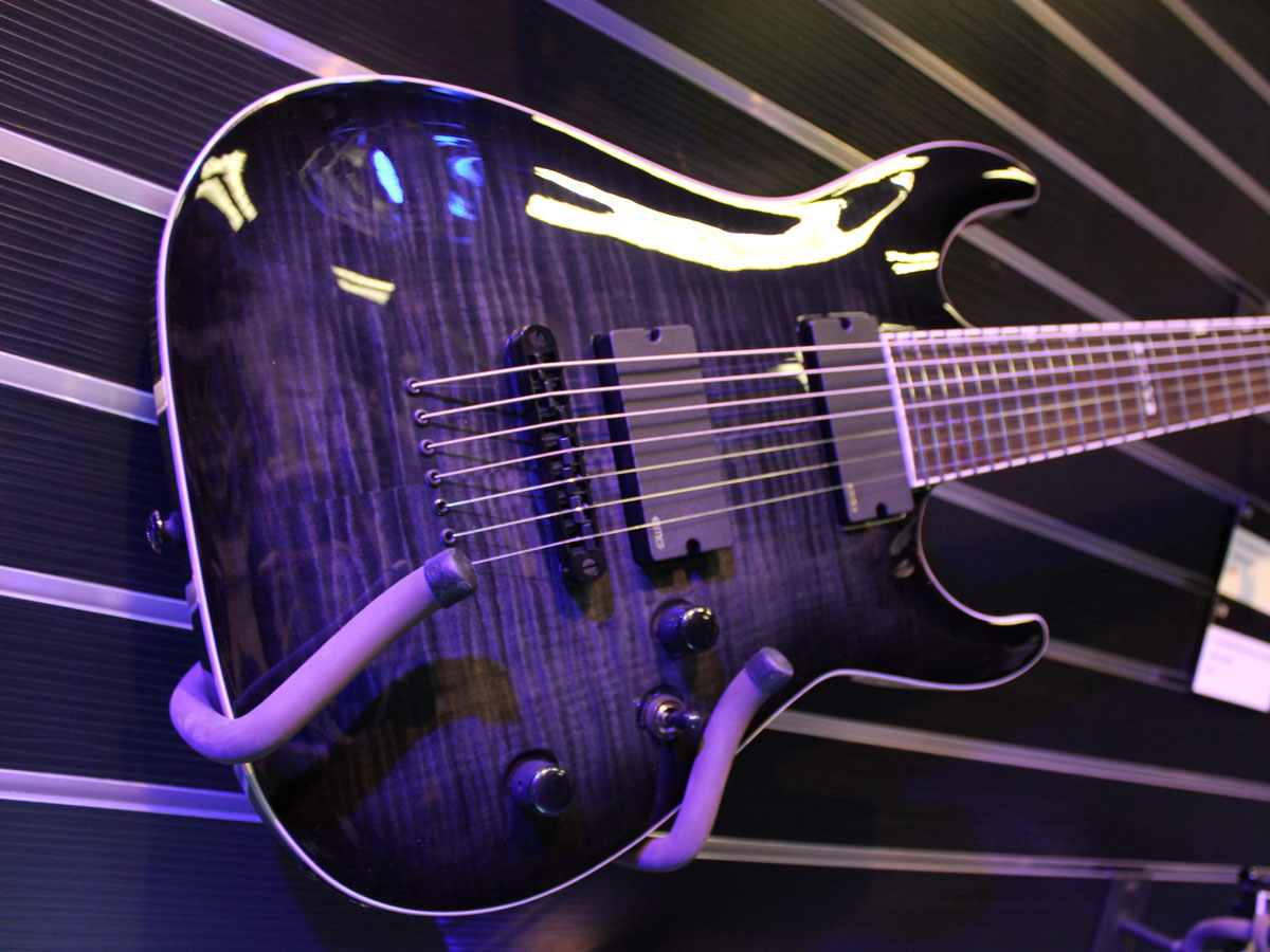 LTD MH-417 Baritone FM See Thru Black Sunburst