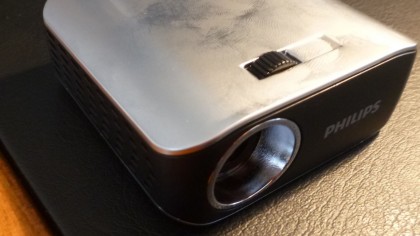 Projector on desk