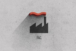 record label logos: factory