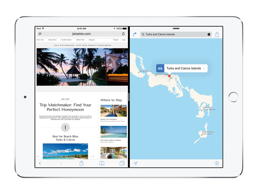 iOS 9 offers new multitasking features for iPad