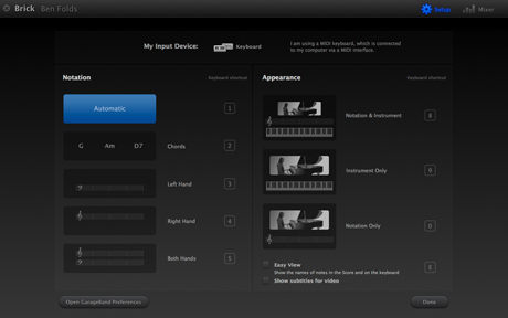 GarageBand '09 artist lessons