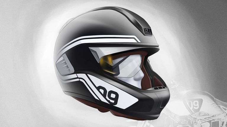 BMW Motorrad laser light helmet