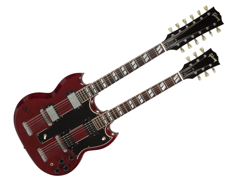 Richie Sambora 2007 Gibson Jimmy Page Reissue double neck