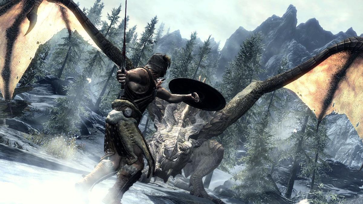 Skyrim Dragons Combat Strategies Skyrim Dragon Hunting Guide Gamesradar