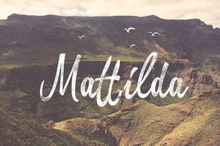 Mattilda Script font