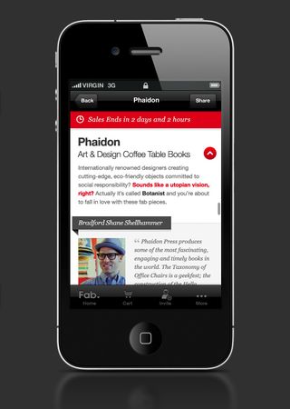The biggest project I've worked on (and still am working on) is the logo, website and GUI of the iPhone app for Fab.com