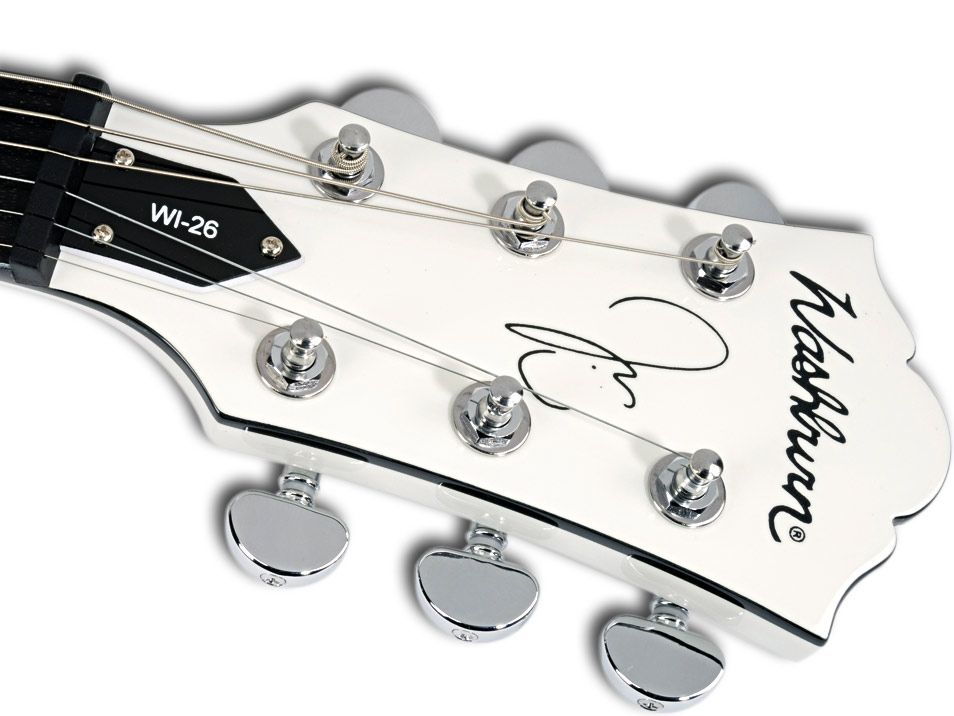 Asides from a few subtle touches, you'd never know you were playing a signature model