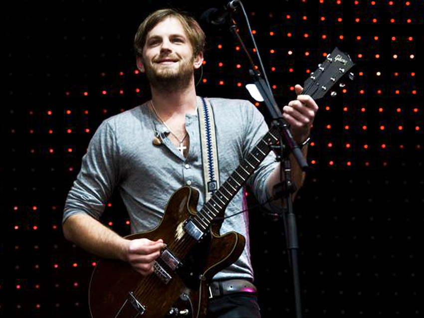 KOL frontman Caleb Followill on stage in Australia