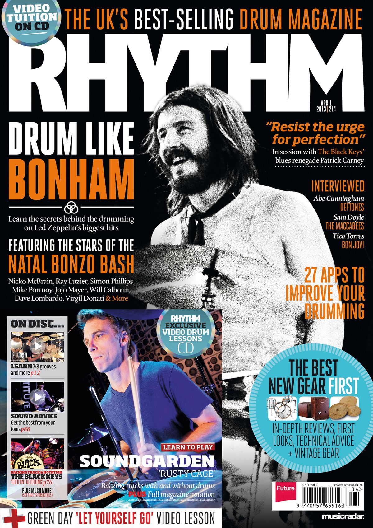 April issue of Rhythm now on sale | MusicRadar