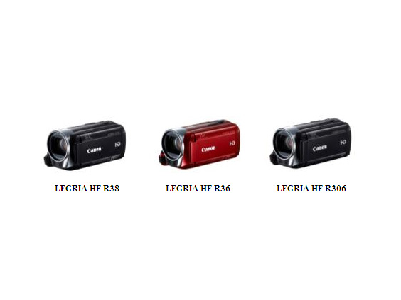 Canon Legria HF R-series camcorders come with Wi-Fi