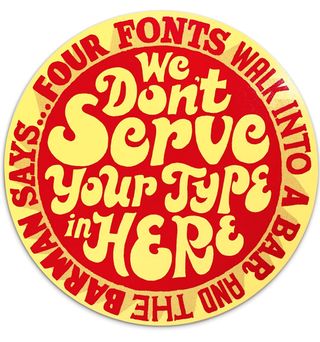 typography joke project