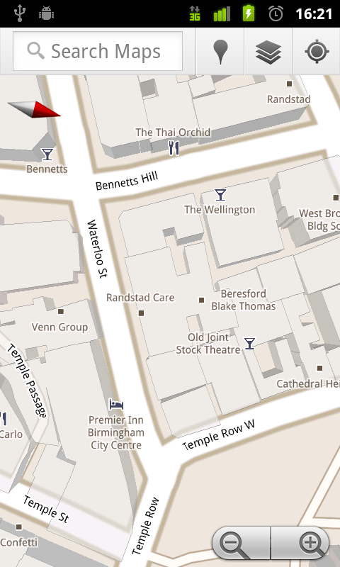 Nexus s google maps