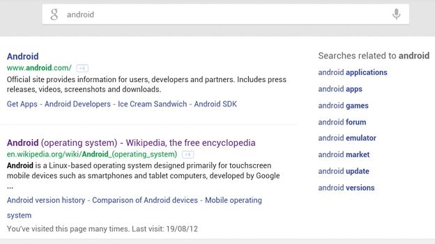 Search cards