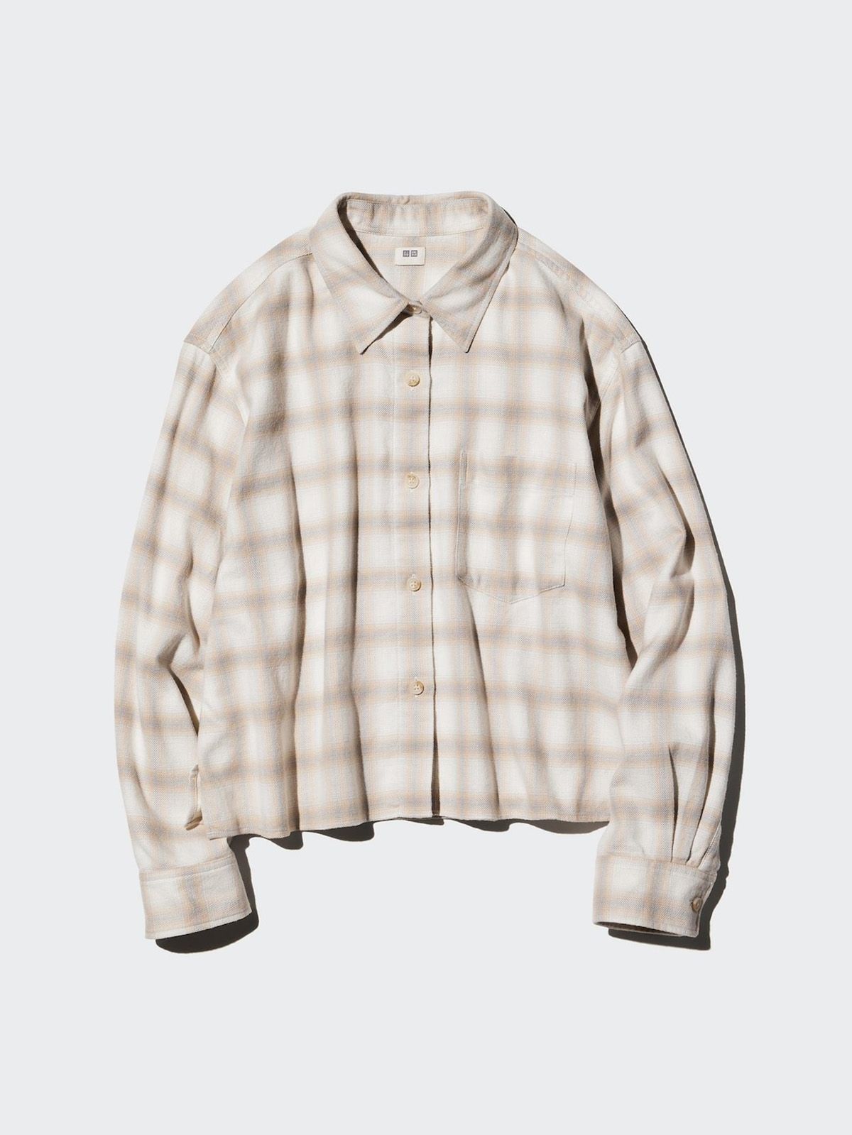 Flannel Boxy Shirt (ombre Check)