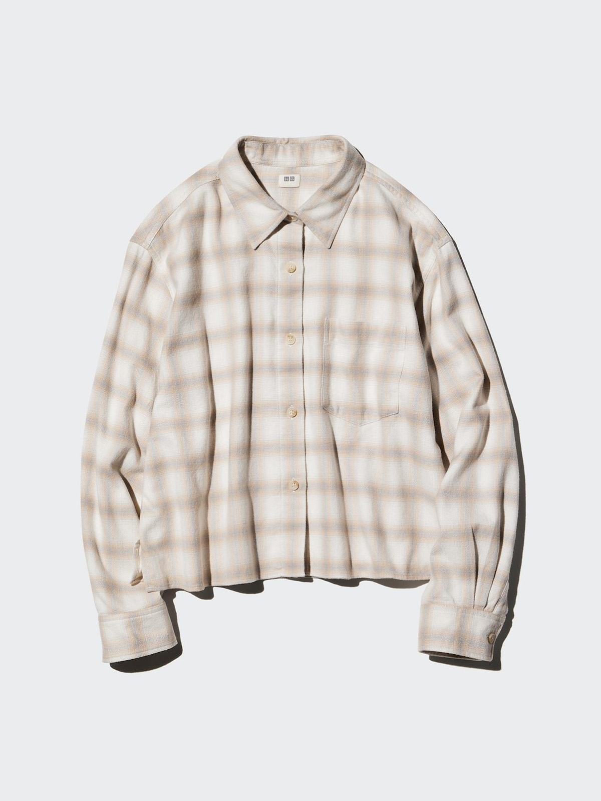 Flannel Boxy Shirt (ombre Check)