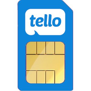 Tello branded Sim card