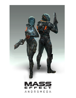 Mass Effect Andromeda character art