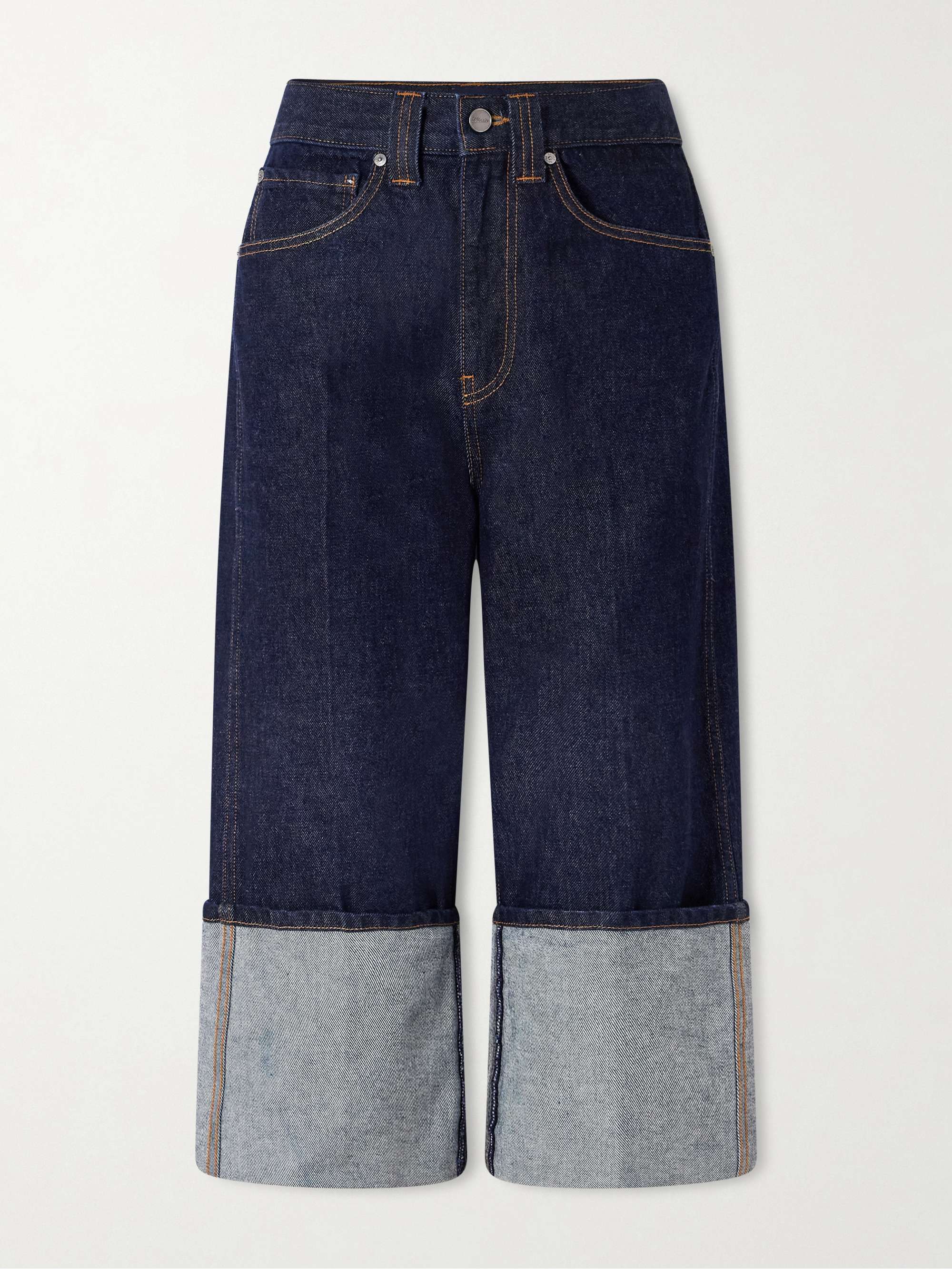 Boyle Cropped Low-Rise Jeans