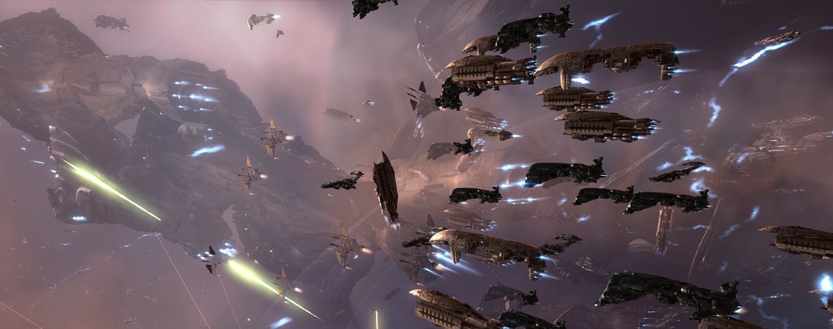 EVE Online Retribution fleet action