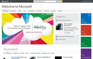 Microsoft hired Paravel to redesign its homepage to provide a platform to showcase its products