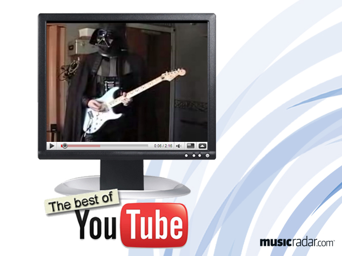 Darth Vader rocks out