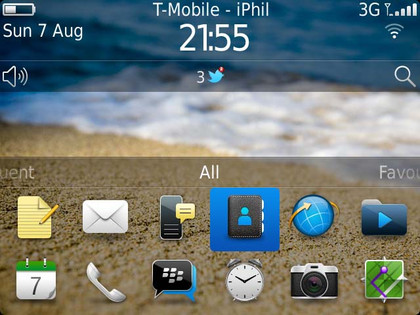 BlackBerry bold 9900: os 7