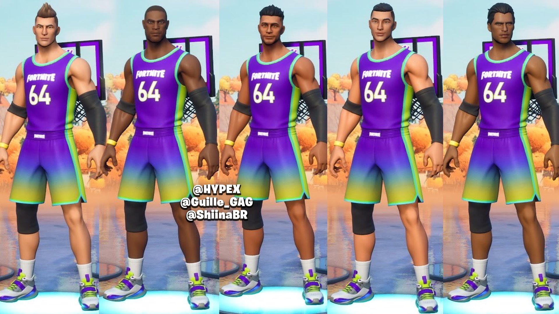 Fortnite NBA skins